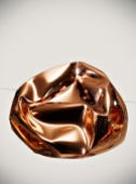 Tom Dixon/ Crushed Copper Shade/ picture by Tom Mannion