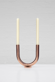 Copper ‘U Candleholder’ from Minamalux