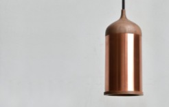 Copper lamp via tumblr